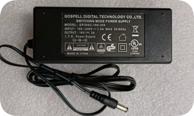 *Brand NEW*Gaosibao GP306C-160-300 16V 3A Power Adapter 5.5 x 2.1mm Plug Power Supply